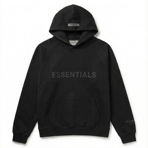 Essentials Men's Black Hoodie